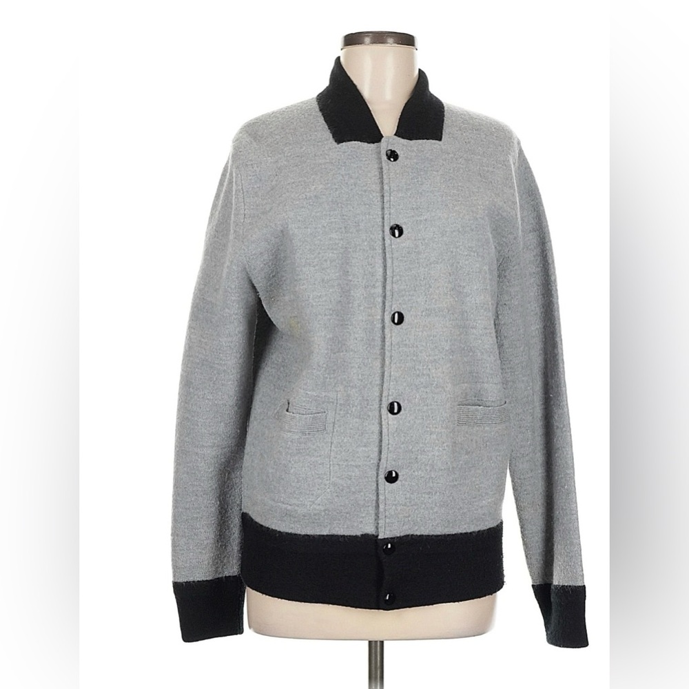Wallace & Barnes Garments Of Distinction Boiled Wool Bomber Jacket sz Medium